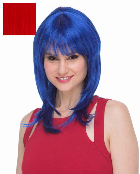 Sherbert Costume Wig in Dark Red