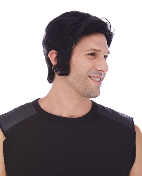 Black Rock & Roll Costume Wig