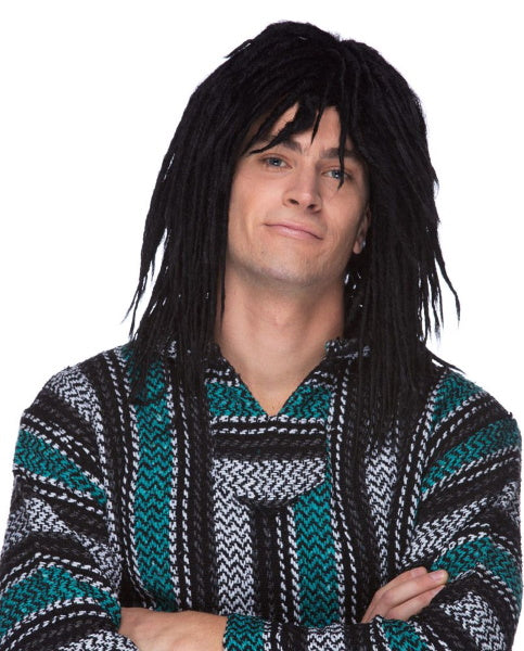 Deluxe Rasta Costume Wig in Black