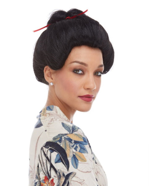 Black Geisha Costume Wig