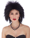 Black Short Rocker Costume Wig