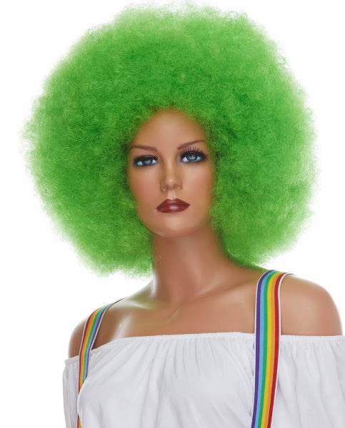 Green Jumbo Clown Wig
