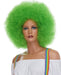 Green Jumbo Clown Wig