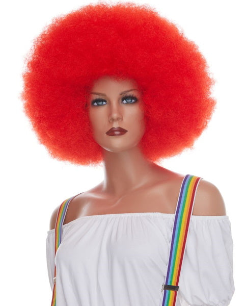 Jumbo Red Clown Wig