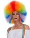 Jumbo Rainbow Clown Wig