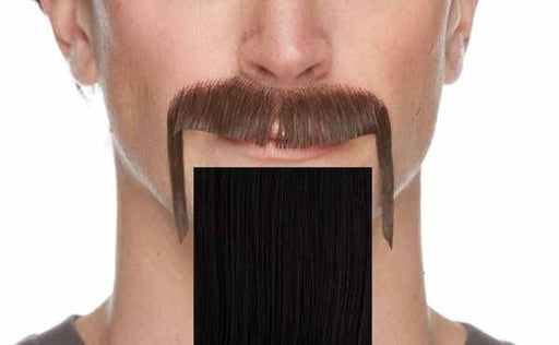 Black Character Costume Moustache