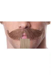 Blonde Character Costume Moustache