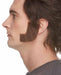 Brown Character Costume Sideburns