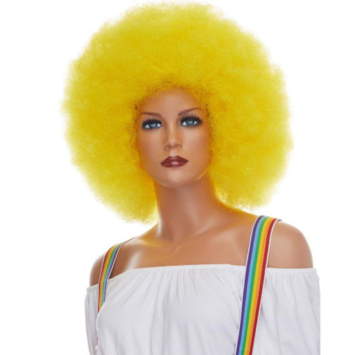 "Wb Yellow Jumbo Clown Wig"