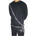 "Wearable Chains Cros S: Cross Shoulder Chain With Lock And Key"