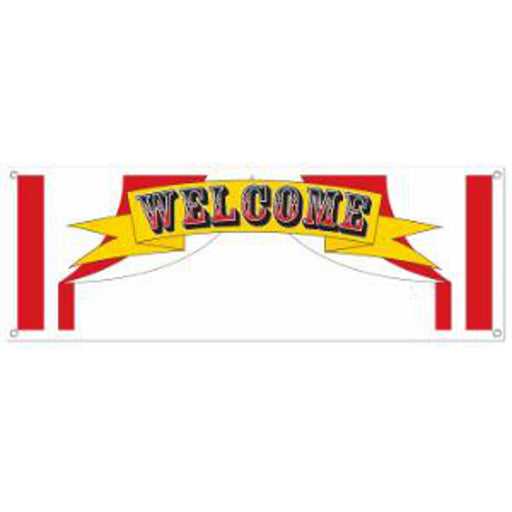 "Welcome Sign Banner - All Weather, 21"X5'"