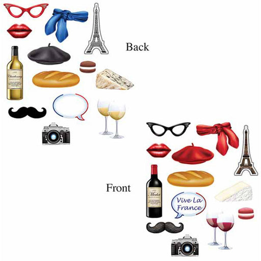 "Whimsical French-Inspired 2-Sided Signs - French Photo Fun Sig Ns"