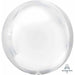 "White Orbz 16" Solid Balloon - Perfect For Any Occasion!"