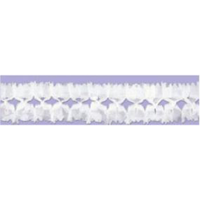 "White Pageant Garland: 14.5 Feet, 1 Package"