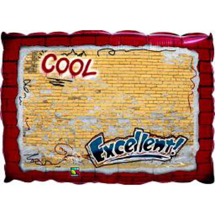 Wow! Awesome Graffit 30" Helium Shape.