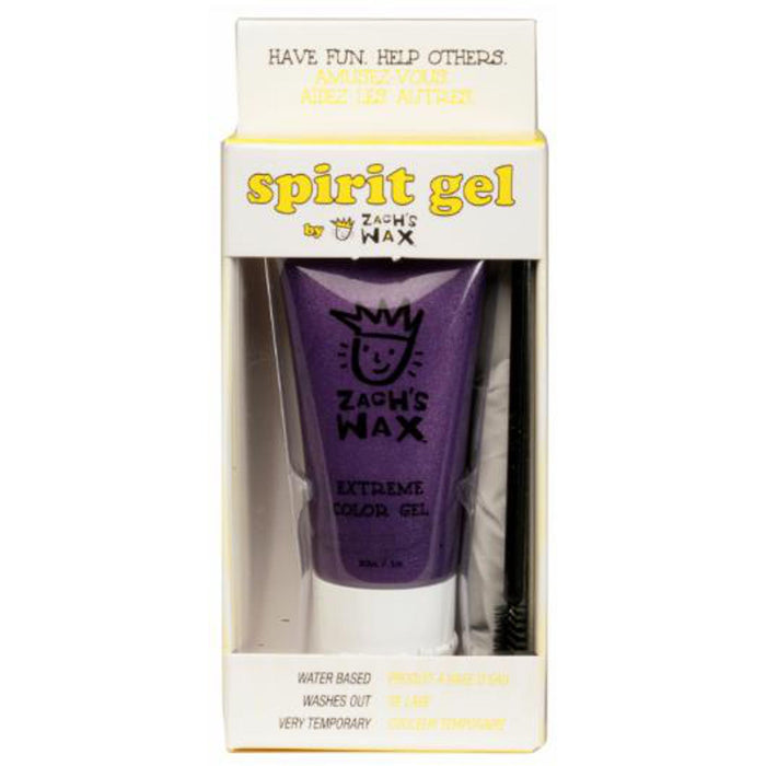 Zach'S Wax Hair Gel - 1 Oz Tube In Purple.