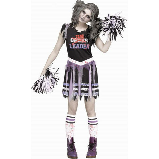 Zombie Fearleader Costume For Women (Size 8-10)