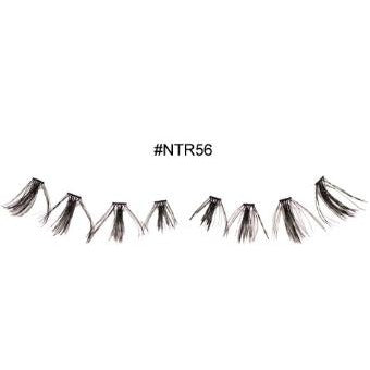 Black Natural False Eyelashes, Style NTR56