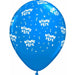 BONNE FETE ALL OVER 12" 50/BAG BLUE