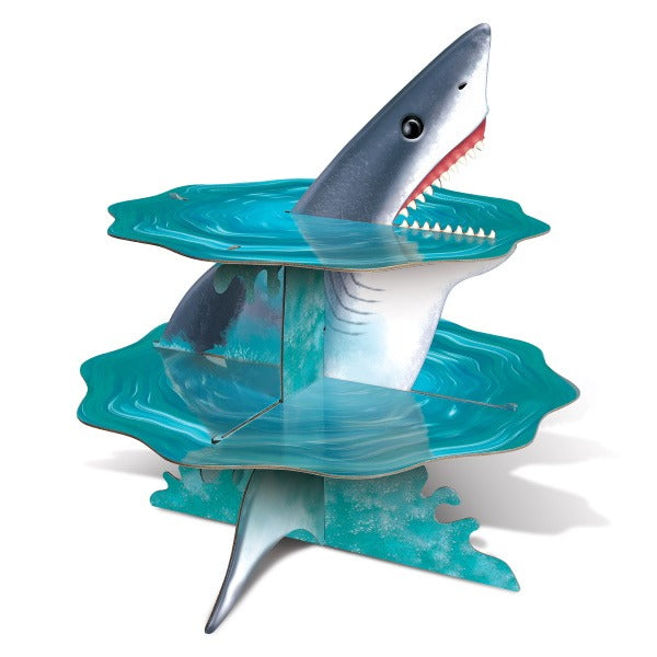 14-Inch Shark Cupcake Stand