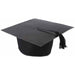 Black Graduation Caps, 4 Pack