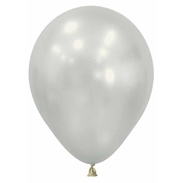 Sempertex 5-Inch Silk Oyster White Latex Balloons, 50 Count