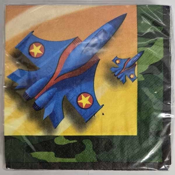 American Heroes Beverage Napkins, 16 Count
