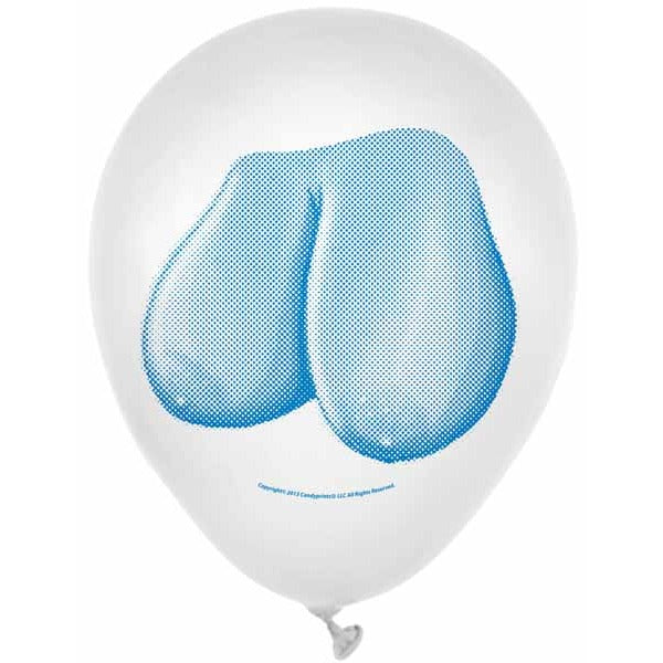 Dirty Boob Balloons, 8 Pack
