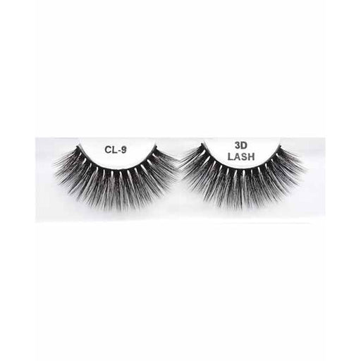 Black 3D Faux Mink Eyelashes, Style CL #9