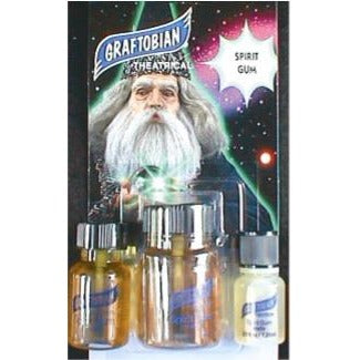 Graftobian Spirit Gum Adhesive with Brush, 0.5 oz