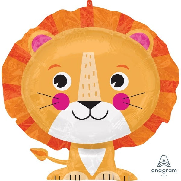 Lion Shaped Foil Balloon, 24 Inch