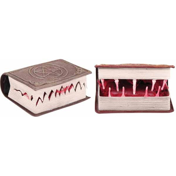 Animated Book with Sharp Teeth Halloween Prop