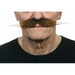 Medium Brown Costume Moustache, 27 cm x 3 cm