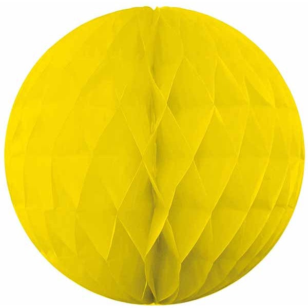 HONEYCOMB HANG BALL 11.8" YELLOW 1/PK