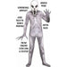 ALIEN INVADER CHILD COSTUME GREY LARGE