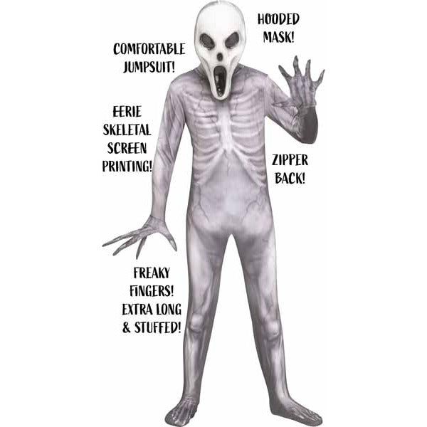 ALIEN INVADER CHILD COSTUME GREY MEDIUM
