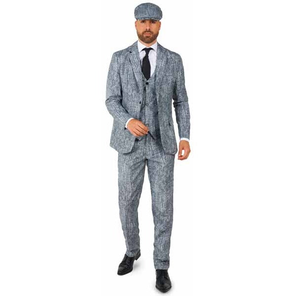 Suitmeister Men's 1920s Gangster Costume Suit, Small
