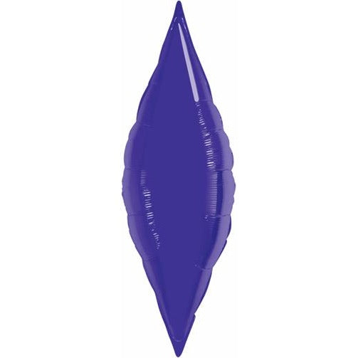 Quartz Purple Taper Mini Foil Balloon, 13 Inch