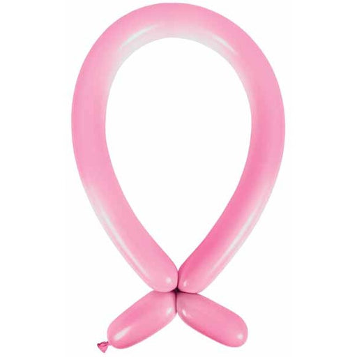 Anagram Standard Pink 260 Twisting Latex Balloons, 100 Count