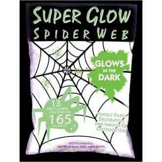 Super Glow Glow-in-the-Dark Spider Web, 2.1 oz
