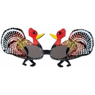 Turkey Fanci Frames Thanksgiving Party Glasses