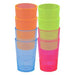 Neon Shot Glasses in Assorted Colors, 8 Pack