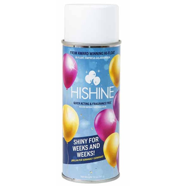 HI-FLOAT HI-SHINE Balloon Shine Aerosol Spray, 12 oz
