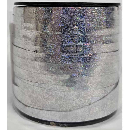 White Iridescent Curling Ribbon, 250 Yards