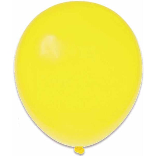 Trico Yellow 5 Inch Latex Balloons, 100 Count
