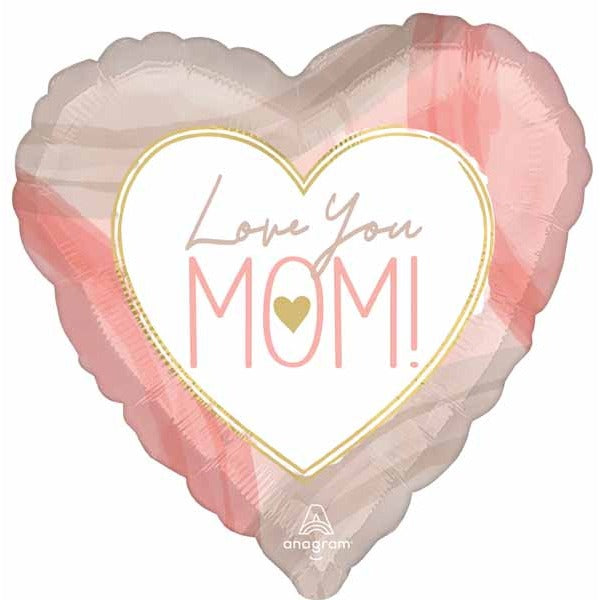 Cutout Collage Mom 18" Heart Foil Balloon