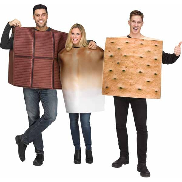 S'mores Adult Costume Set for Three