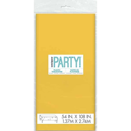 Sunflower Yellow Tablecover, 54 x 108 Inches