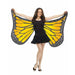 Adult Soft Butterfly Wings in Orange & Yellow
