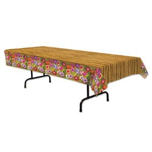 Hibiscus Luau Tablecover, 54 x 108 Inches